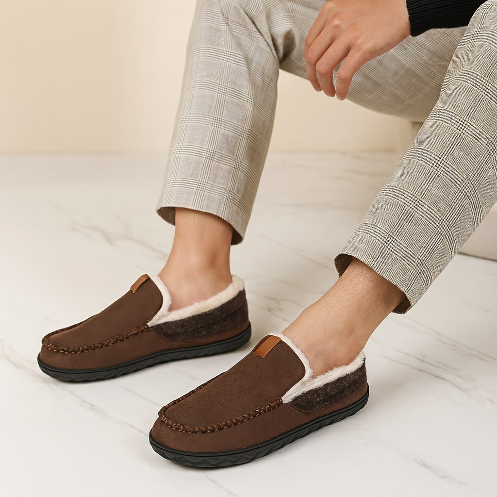 Bruno Lined Slip-On Slipper
