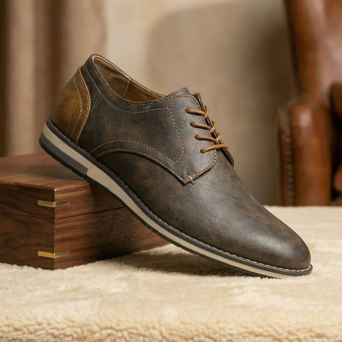 Alessandro Leather Derby Shoe